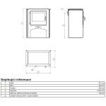 Sporák ABX Rhodoss sklokeramická deska